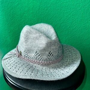 Adora Women’s Soft Wool Faux Suede Trim Hat